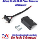 Kids Battery Kit with CX-50 Power Connector and Bracket for Tesla Cyberquad Magic Cars Variant 0
