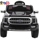 6V Battery-Powered Kids Ride-On Truck Black F-150 Platinum Model Magic Cars 6