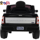 6V Battery-Powered Kids Ride-On Truck Black F-150 Platinum Model Magic Cars 8