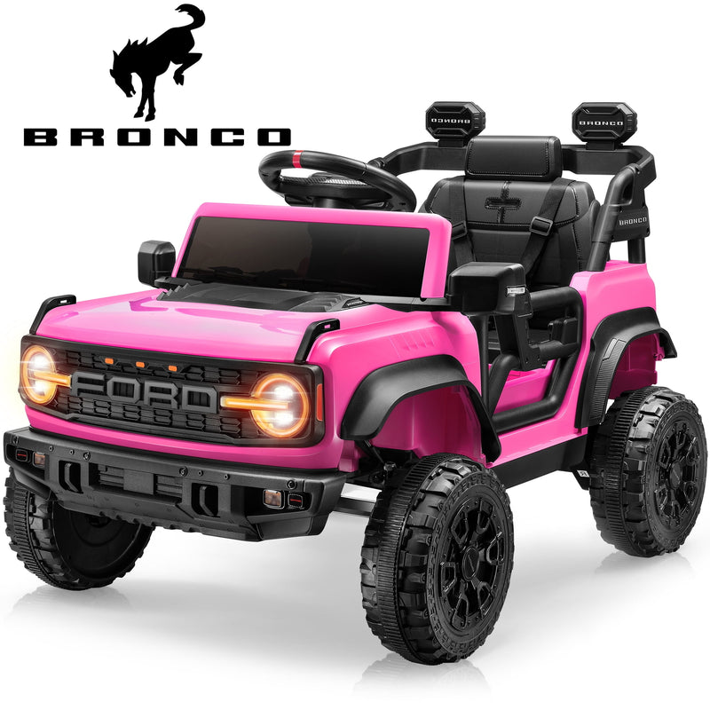 12V Ford Bronco Raptor Ride-On Truck with Remote Control Toy Car Magic Cars 10