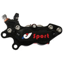 Forged 4 Piston Brake Caliper Black Left (Universal Fit) - image 2
