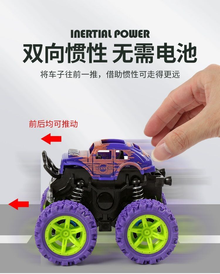 Four-Wheel Drive Inertial Off-Road Toy Car for Boys with Shatterproof Design Magic Cars 16