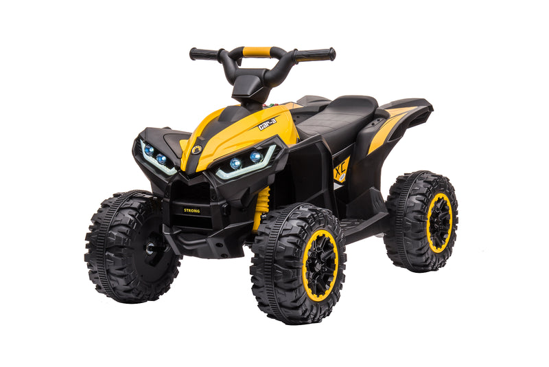 12V Electric Four-Wheeler for Kids 3-8 with LED Lights, Music, USB, and Treaded Tires Magic Cars 10