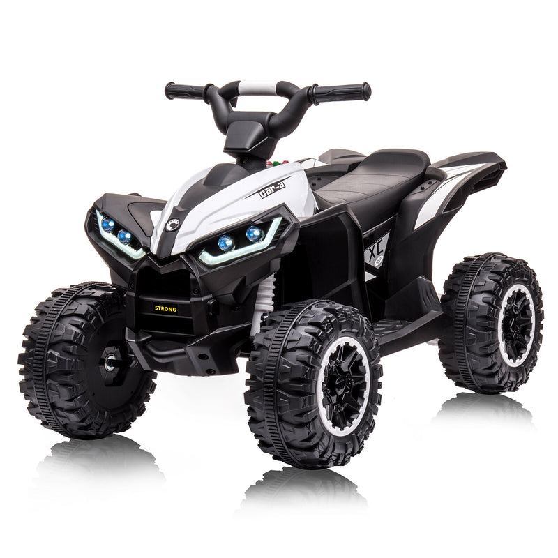 12V Electric Four-Wheeler for Kids 3-8 with LED Lights, Music, USB, and Treaded Tires Magic Cars 11