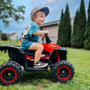 Red Four-Wheeler Electric Ride-On Toy with Music for Toddlers and Kids Magic Cars 10