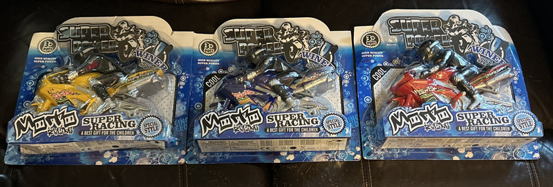 10-Inch Friction-Powered Racing Motorcycle Toy with Lights and Sounds for Kids Magic Cars 0