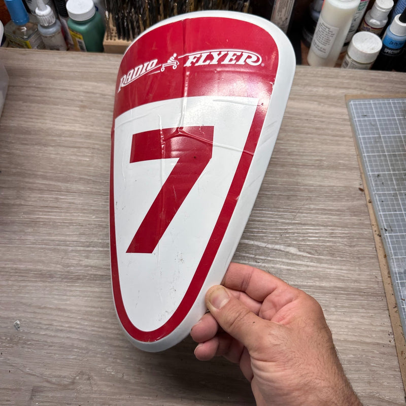 Red Plastic Front Body Panel for Electric Radio Flyer Go-Kart Magic Cars 1