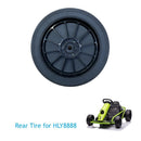 Front and Rear Rubber Tires Replacement for Kids Ride-On Go-Kart Toy Car HLY8888 Magic Cars 3