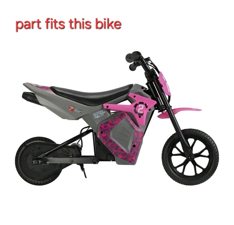 Front Wheel Replacement for Kids Electric Motorcycle EM-1000 Magic Cars 2