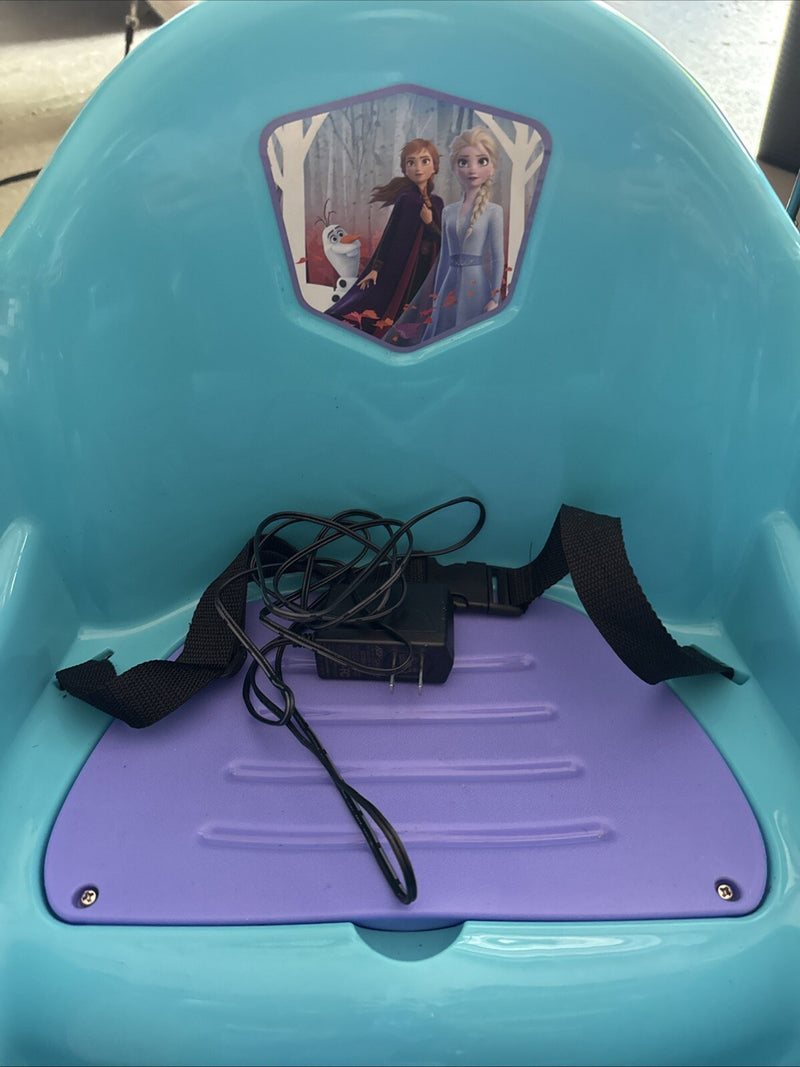 Battery-Powered Electric Ride-On Bumper Car Featuring Elsa and Anna Characters Magic Cars 2