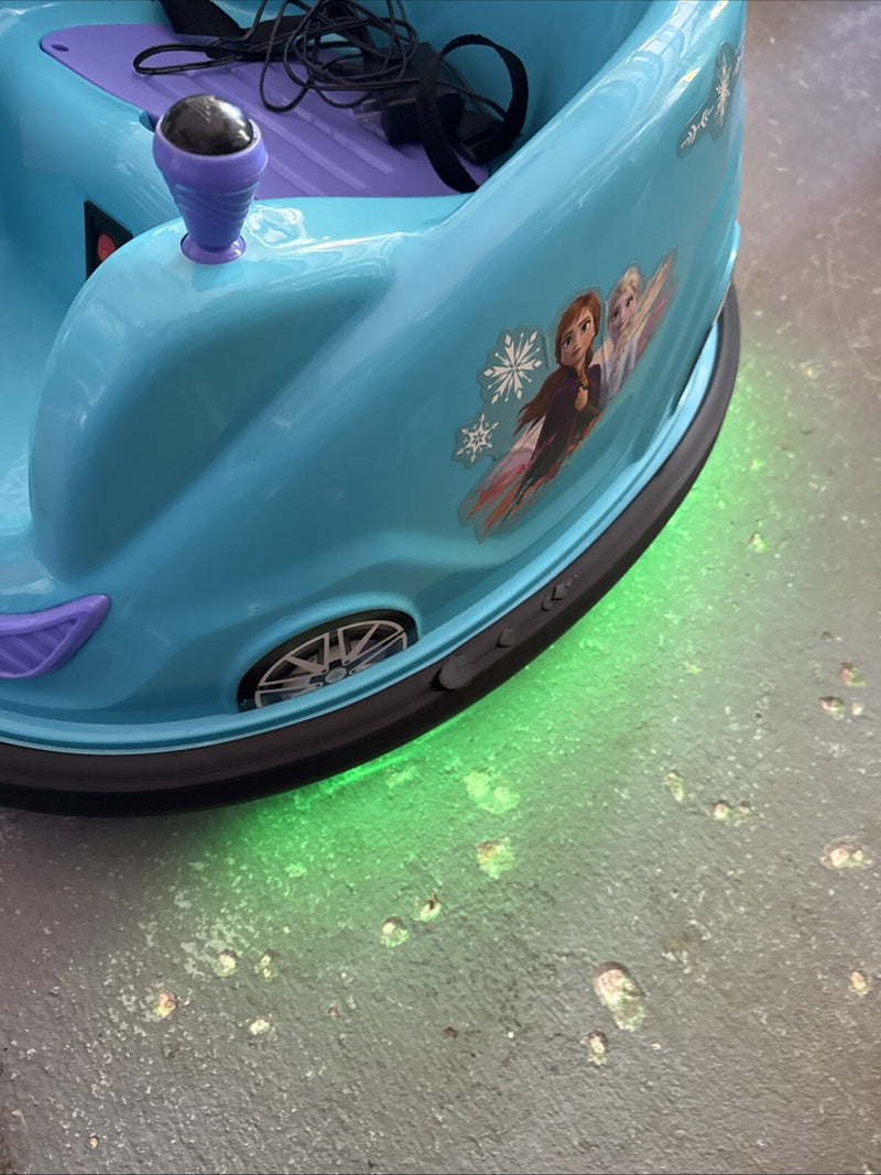 Battery-Powered Electric Ride-On Bumper Car Featuring Elsa and Anna Characters Magic Cars 7