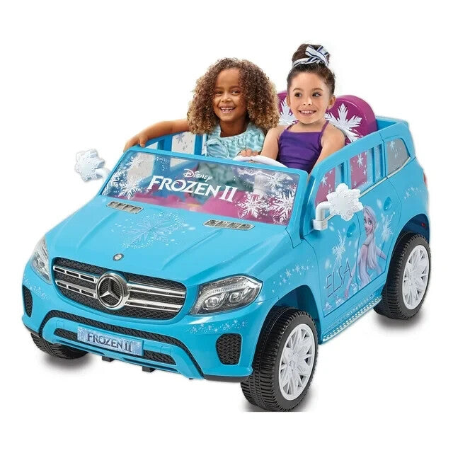 Frozen Themed 12V Battery Powered Mercedes GLS Ride On Car Ages 3+ Magic Cars 0