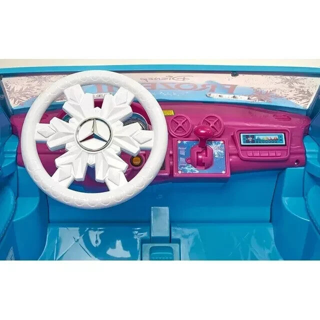 12V Frozen-Themed Mercedes GLS Battery Ride-On Car for Kids 3+ Magic Cars 7