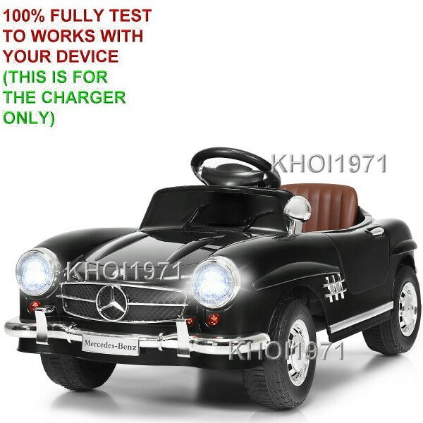 AC Wall Charger Adapter for Mercedes Benz SLS300 Ride-On Toy Model TY311750BK Magic Cars 2