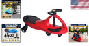 Exciting Plasma Car Ride-On for Children Ages 3-8 - Battery-Free, Red/Black Magic Cars 1