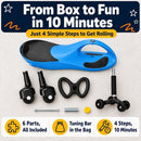 Exciting Plasma Car Ride-On for Children Ages 3-8 - Battery-Free, Red/Black Magic Cars 5