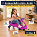Exciting Plasma Car Ride-On for Children Ages 3-8 - Battery-Free, Red/Black Magic Cars 7