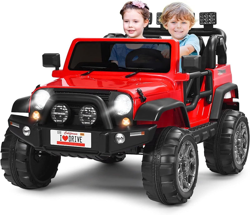 12V Battery-Powered Ride-On Truck for Kids with Remote Control, Lights, and Music Magic Cars 2