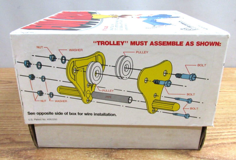 Ride Trolley Zip Line Cable for Outdoor Adventure and Fun Magic Cars 5