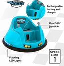 Funpark 6V Electric Bumper Car – 360° Ride-On Toy with LED Lights and Safety Seat Magic Cars 3
