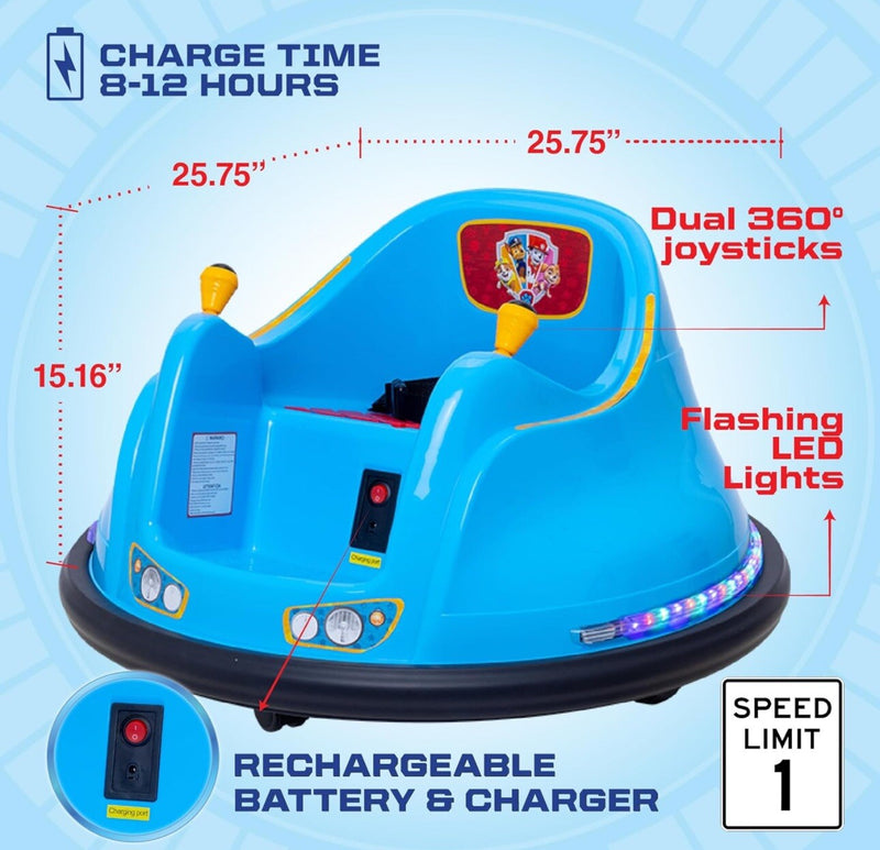 6V Electric Bumper Car Ride-On for Toddlers and Kids Magic Cars 3