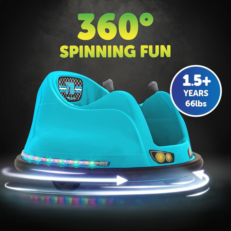 6V Electric Bumper Car Ride-On Toy for Toddlers and Kids Age 1+ Magic Cars 2