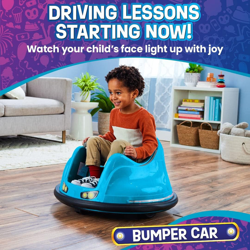 6V Electric Bumper Ride-On Car for Toddlers and Kids Ages 1 and Up Magic Cars 1