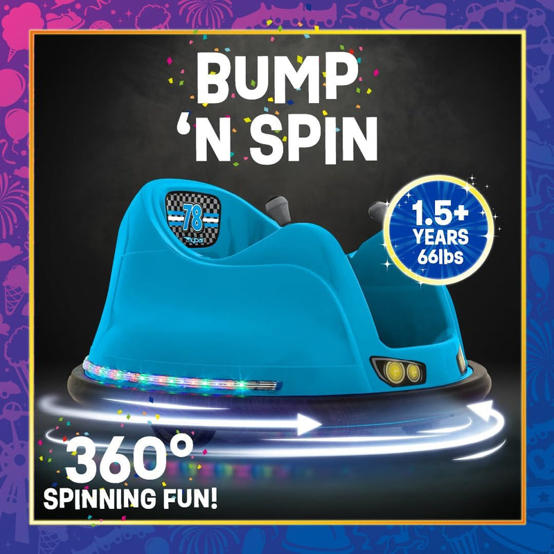 6V Electric Bumper Ride-On Car for Toddlers and Kids Ages 1 and Up Magic Cars 2