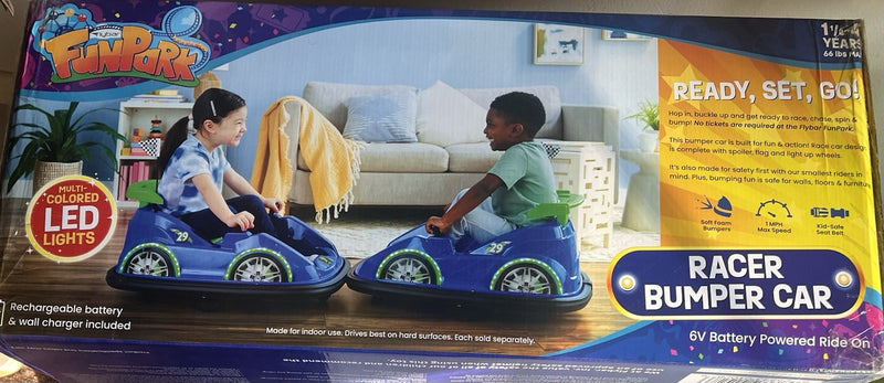 6V Battery Powered Bumper Car with LED Lights for Kids Magic Cars 1