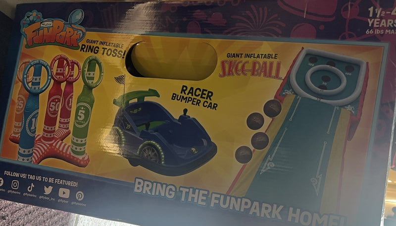 6V Battery Powered Bumper Car with LED Lights for Kids Magic Cars 3