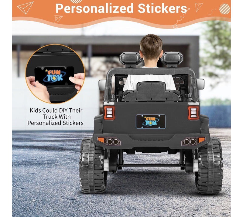 12V Kids Electric Ride-On Truck Toy Car with Remote Control Magic Cars 1