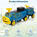 12V Chuggington Licensed 2-Seater Ride-On Train for Children – Adjustable Seats Magic Cars 13