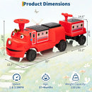 12V Chuggington Licensed 2-Seater Ride-On Train for Children – Adjustable Seats Magic Cars 6