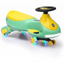 12V Electric Wiggle Ride-On for Kids, Dual-Function Swing Car with Pedal, Anti-Rollo Design Magic Cars 12