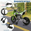 12V Electric Dirt Bike for Kids with Twist Grip Throttle and Spring Suspension Magic Cars 5