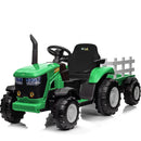 12V Electric Ride-On Tractor for Kids with Trailer and Parental Remote Control Magic Cars 3