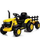 12V Electric Ride-On Tractor with Trailer and Remote Control for Parents Magic Cars 8