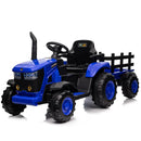 12V Electric Ride-On Tractor with Trailer and Remote Control for Parents Magic Cars 9