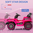12V Pink Remote Control Ride-On Truck for Kids with LED Lights, Music, and Adjustable Speeds Magic Cars 5
