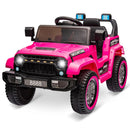 12V Pink Remote Control Ride-On Truck for Kids with LED Lights, Music, and Adjustable Speeds Magic Cars Variant 0