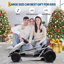 24V Electric Drift Go Kart for Kids Ages 8-12 with Dual 300W Motors, 8MPH, Supports Up to 175lbs Magic Cars 1
