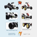 24V Electric Drift Go Kart for Kids Ages 8-12 with Dual 300W Motors, 8MPH, Supports Up to 175lbs Magic Cars 5