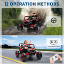 Red 24V Ride-On UTV with 200W Motor, 2-Seater, Remote Control, and LED Lights Magic Cars 1