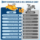 Cartoon Cat 12V Battery-Operated Wiggle Ride-On Car for Kids Magic Cars 1