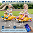 Cartoon Cat 12V Kids Electric Wiggle Ride-On Car – Pedal-Operated Battery Vehicle Magic Cars 4