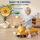 Cartoon Cat 12V Electric Wiggle Ride-On Car for Kids – Battery Operated, Pedal-Driven Magic Cars 1