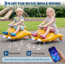 Cartoon Cat 12V Electric Wiggle Ride-On Car for Kids – Battery Operated, Pedal-Driven Magic Cars 4