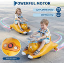 Cartoon Cat 12V Electric Wiggle Ride-On Car for Kids – Battery Operated, Pedal-Driven Magic Cars 6