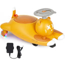 Cartoon Cat 12V Electric Wiggle Ride-On Car for Kids – Battery Operated, Pedal-Driven Magic Cars Variant 0