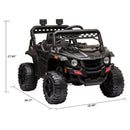 Ride P Series: 12V Children's Ride-On Truck with Remote, Suspension, and LED Features Magic Cars 6